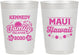 Personalized Family Vacation 10 oz Frosted Cups - Hawaii | 180040