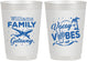 Personalized Family Vacation 10 oz Frosted Cups - Life Is Good At The Beach | 180058