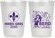 Personalized Mardi Gras 10 oz Frosted Cups - Bead Catcher Nola | 190000