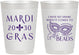 Personalized Mardi Gras 10 oz Frosted Cups - Nola New Orleans | 190006