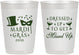 Personalized Mardi Gras 10 oz Frosted Cups - Fleur De Lis | 190015