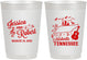 Personalized Wedding 10 oz Frosted Cups - Tennessee | 191