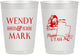 Personalized Wedding 10 oz Frosted Cups - Utah | 193