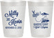 Personalized Wedding 10 oz Frosted Cups - West Virginia | 197