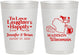 Personalized Wedding 10 oz Frosted Cups - Wisconsin | 198