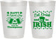 Personalized St Patricks Day 10 oz Frosted Cups - Eat Drink Be Irish | 200002