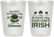 Personalized St Patricks Day 10 oz Frosted Cups - Irish Leprechaun | 200013