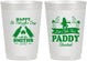 Personalized St Patricks Day 10 oz Frosted Cups - Lets Get The Paddy Started | 200014