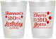Personalized Birthday 10 oz Frosted Cups - Cheers To 20 Years | 20004