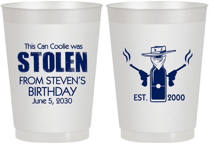 Personalized Birthday 10 oz Frosted Cups - 30th | 20007