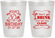 Personalized Birthday 10 oz Frosted Cups - Dirty 30 | 20011