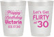 Personalized Birthday 10 oz Frosted Cups - Flirty At 30 | 20015