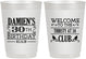 Personalized Birthday 10 oz Frosted Cups - 30th | 20016