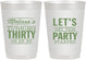 Personalized Birthday 10 oz Frosted Cups - 30th | 20017