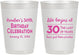 Personalized Birthday 10 oz Frosted Cups - 30th The Last 29 Years | 20019