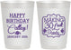 Personalized Birthday 10 oz Frosted Cups - 30 Look Purdy | 20022