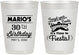 Personalized Birthday 10 oz Frosted Cups - 30th Fiesta | 20034