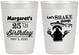 Personalized Birthday 10 oz Frosted Cups - 25th Fiesta | 20035