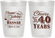 Personalized Birthday 10 oz Frosted Cups - 40th | 20042