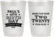 Personalized Birthday 10 oz Frosted Cups - 40th | 20045