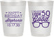 Personalized Birthday 10 oz Frosted Cups - 50th | 20049