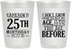 Personalized Birthday 10 oz Frosted Cups - 25th | 20054