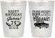 Personalized Birthday 10 oz Frosted Cups - 75th Classic Car | 20055