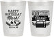 Personalized Birthday 10 oz Frosted Cups - 65th Classic Radio | 20056