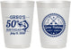 Personalized Birthday 10 oz Frosted Cups - 50th Nautical | 20065