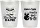 Personalized Birthday 10 oz Frosted Cups - 50th Bowing | 20071
