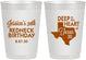 Personalized Birthday 10 oz Frosted Cups - 30th Redneck Texas | 20072