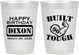 Personalized Birthday 10 oz Frosted Cups - Built Tough | 20078