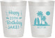 Personalized Birthday 10 oz Frosted Cups - 25th Beach | 20079