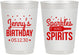 Personalized Birthday 10 oz Frosted Cups - Sparkles Spirits | 20083