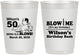 Personalized Birthday 10 oz Frosted Cups - 50th | 20085