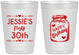 Personalized Birthday 10 oz Frosted Cups - 30th Flirty At Thirty | 20087