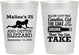 Personalized Birthday 10 oz Frosted Cups - 25th Strip Club | 20102
