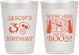 Personalized Birthday 10 oz Frosted Cups - 30th Halloween | 20112