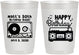 Personalized Birthday 10 oz Frosted Cups - 50th Cassette Tape | 20117