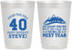 Personalized Birthday 10 oz Frosted Cups - 40th Over The Hill | 20123