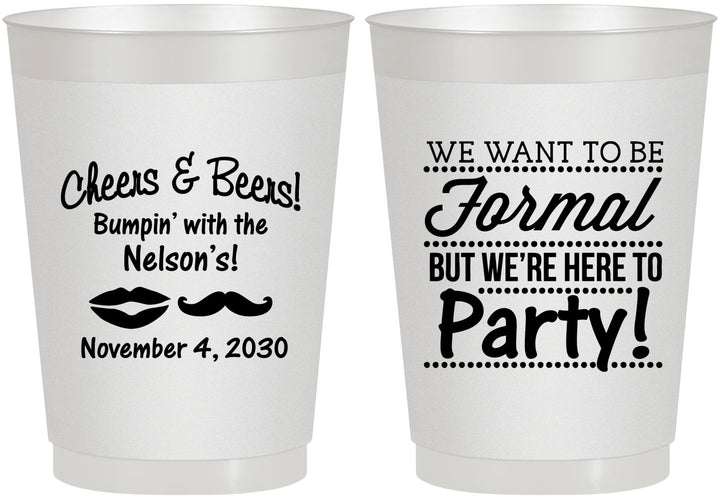 Personalized Birthday 10 oz Frosted Cups - Cheers Beers Formal | 20133