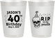 Personalized Birthday 10 oz Frosted Cups - 40th Rip Youth | 20141