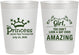 Personalized Birthday 10 oz Frosted Cups - 40th Princess | 20152