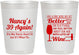 Personalized Birthday 10 oz Frosted Cups - 40th Wine | 20154