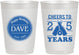 Personalized Birthday 10 oz Frosted Cups - Cheers To 25 Years | 20164