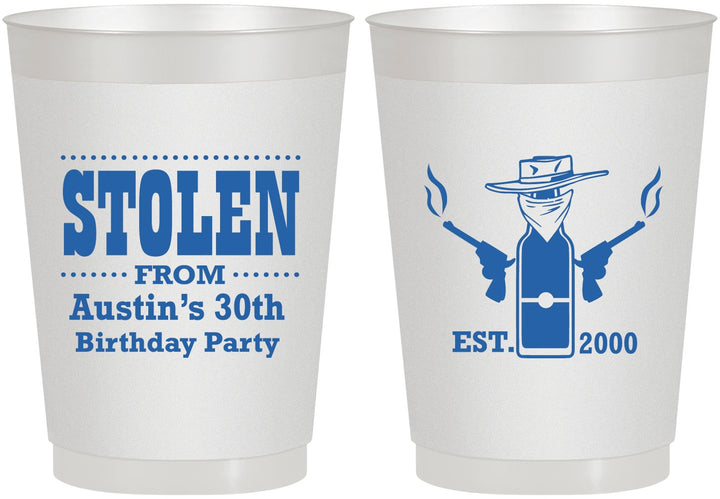 Personalized Birthday 10 oz Frosted Cups - 30th | 20194