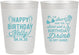 Personalized Birthday 10 oz Frosted Cups - Sun Sand Drink Hand | 20202