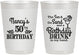 Personalized Birthday 10 oz Frosted Cups - 50th | 20203