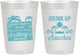 Personalized Birthday 10 oz Frosted Cups - Drink Up Beaches | 20206
