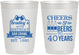Personalized Birthday 10 oz Frosted Cups - Cheers Beers To 40 Years | 20216